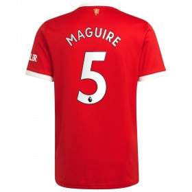 Jalkapallo Pelipaidat Manchester United Harry Maguire 5 Kotipaita 2021-2022 Lyhythihainen